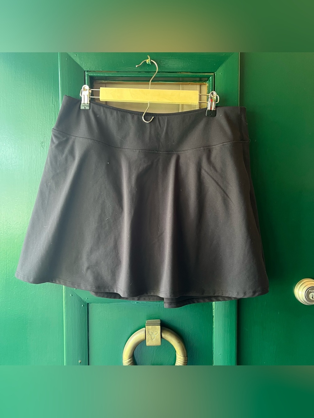 Maurices Black Circle Skater Skirt